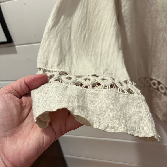 VIA SIGNORIA – Linen Cardigan (Made in Italy) Small - Picture 8 of 10